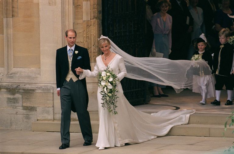 الأمير إدوارد والكونتيسة صوفي في حفل زفافهما