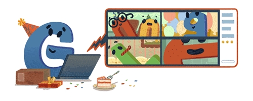 محرك بحث جوجل يحتفل بعيد ميلاده