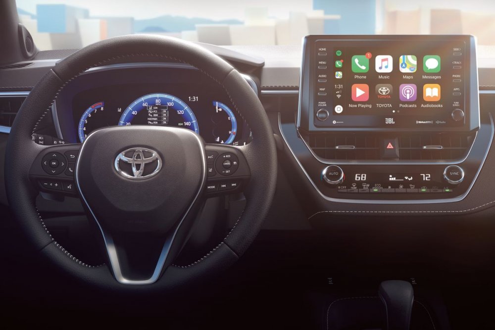 سيارة تويوتا كورولا الجديدة ستكون مزودة بتطبيقات حديثة.