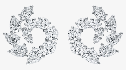 أقراط Open Cluster Large Diamond من Harry Winston