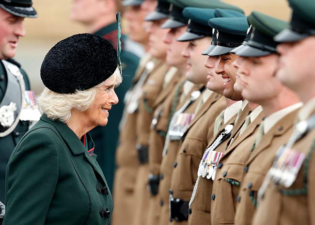 دوقة كورنوال لديها 9 رتب شرفية في الجيش البريطاني