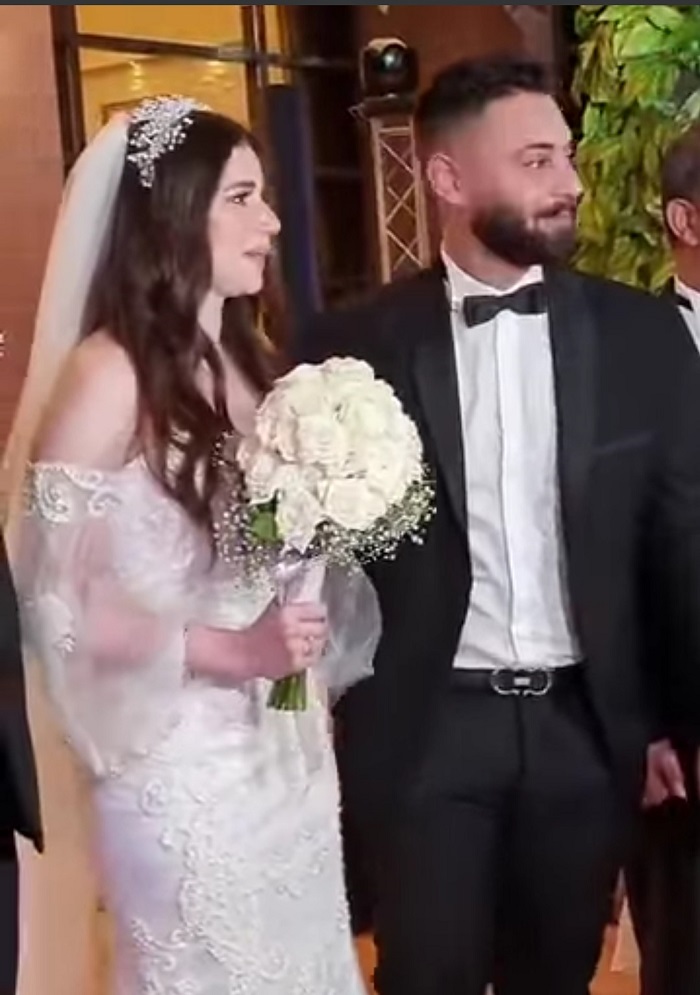 صورة من الفيديو الخاص بحفل زفاف حفيد يوسف شعبان المنتشر على مواقع التواصل الاجتماعي
