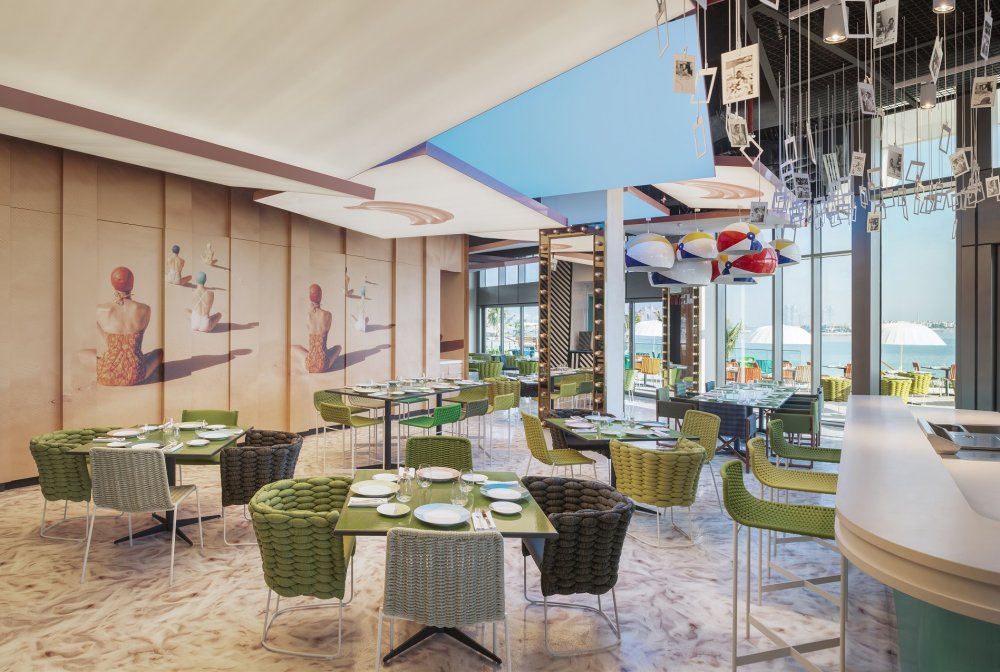 يقع مطعم تورنو سوبيتو في نخلة جميرا ضمن فندق دبليو دبي جزيرة النخلة