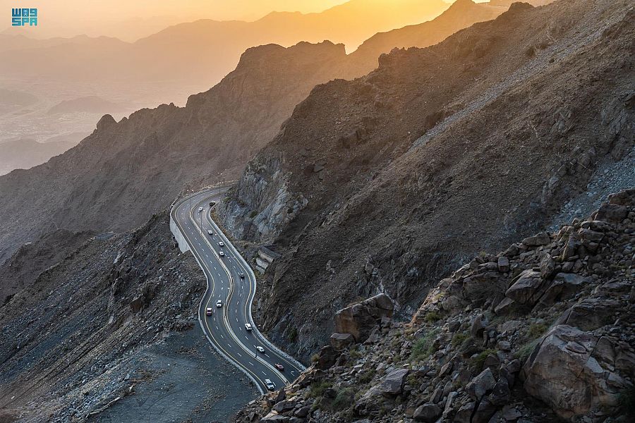 جبال الطائف الساحرة- المصدر وكالة الأنباء السعودية