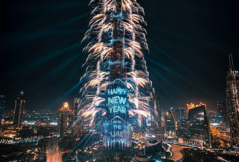 احتفالات العام الجديد في دبي من بين الأفضل في العالم