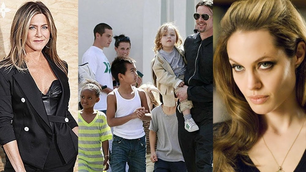 جينيفر أنستون (Jennifer Aniston) تقابل أبناء براد بيت