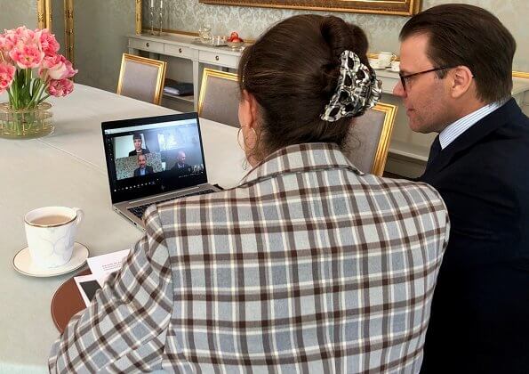الأميرة فيكتوريا في اجتماع رقمي مع ممثلي وكالة الابتكار السويدية