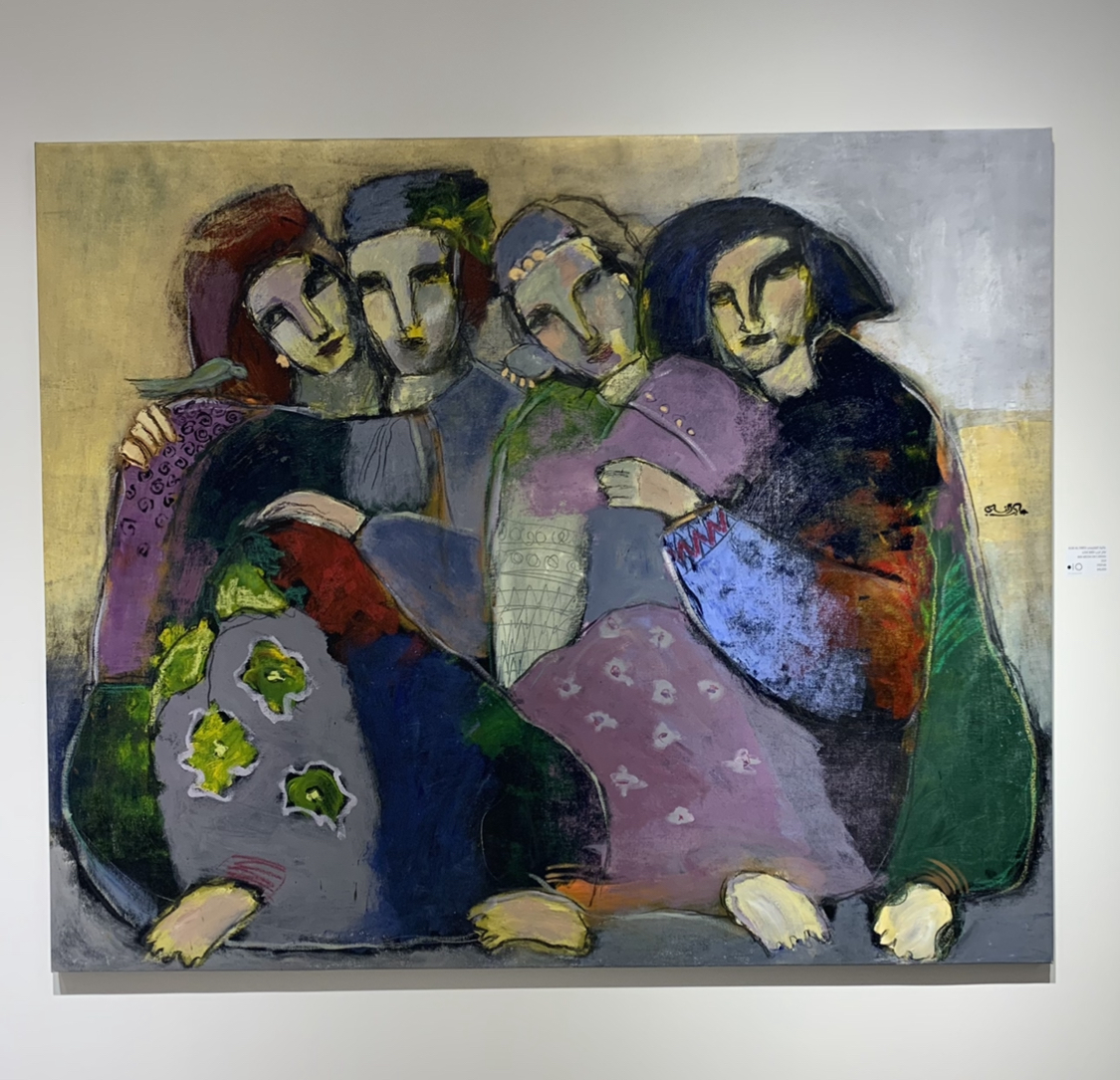 "هي" في افتتاح جاليري 015 وحديث مع الأميرة سارة بنت عبدالله والفنانة عالية الفارسي