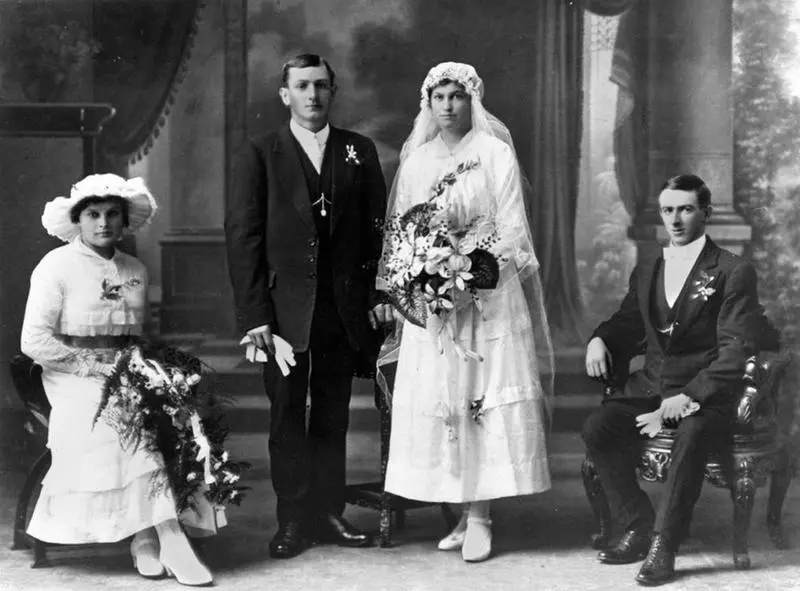 حفل زفاف عام 1910