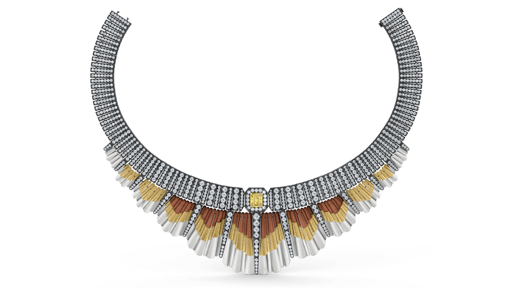 قلادة Light Rays Collar Necklace من دي بيرز De Beers