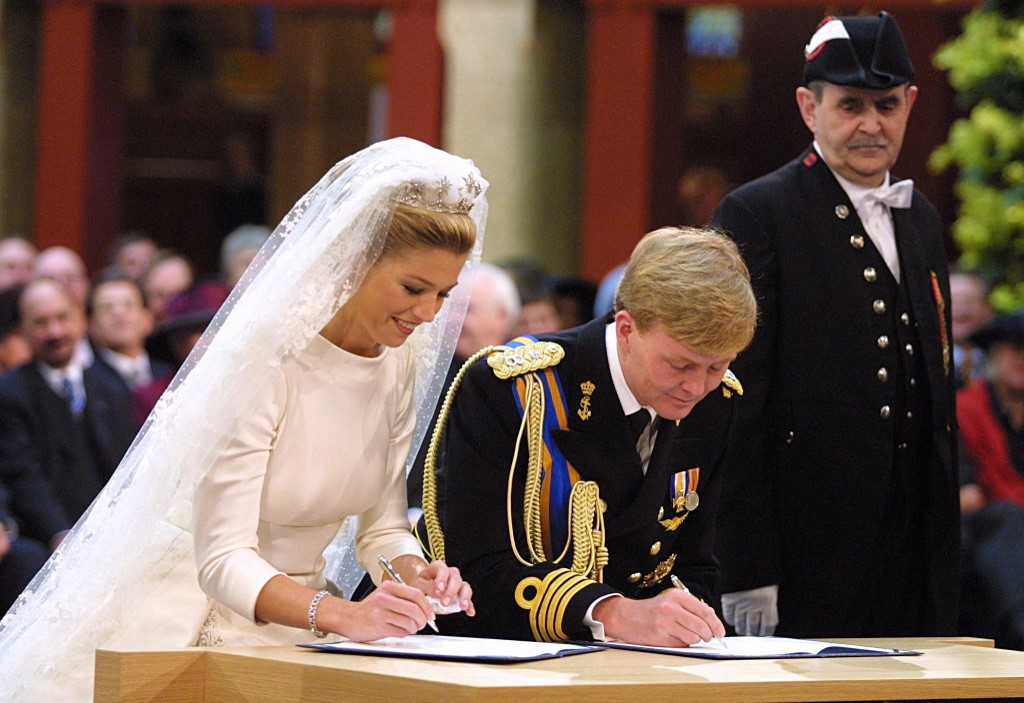 الملكة ماكسيما والملك ويليام ألكساندر يحتفلان بعيد زواجهما الـ 20