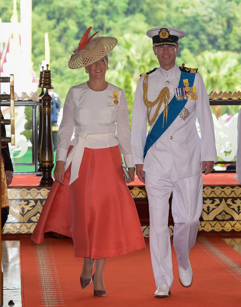 الأمير إدوارد وزوجته الكونتيسة صوفي