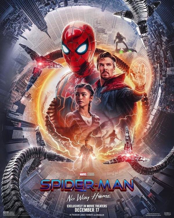 فيلم "Spider-Man: No Way Home" يحقق المركز الثاني