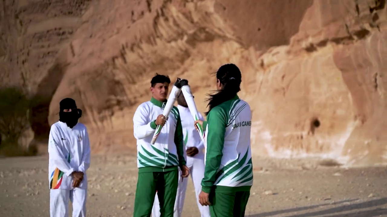 شعلة دورة الألعاب الأولمبية السعودية 2022 