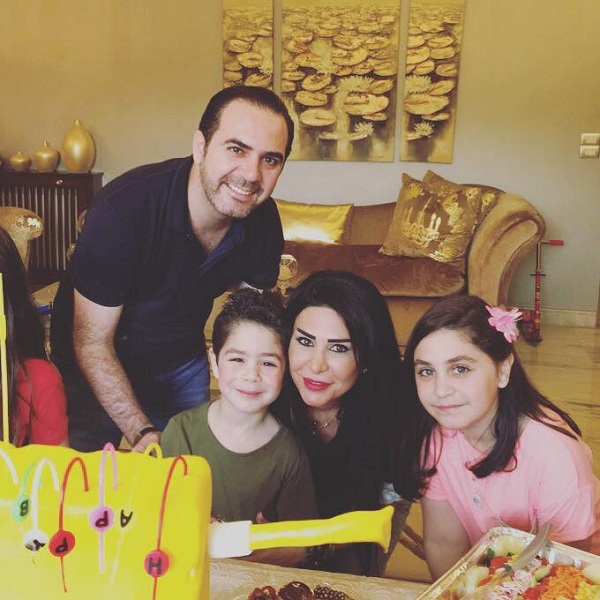 وائل جسار مع عائلته