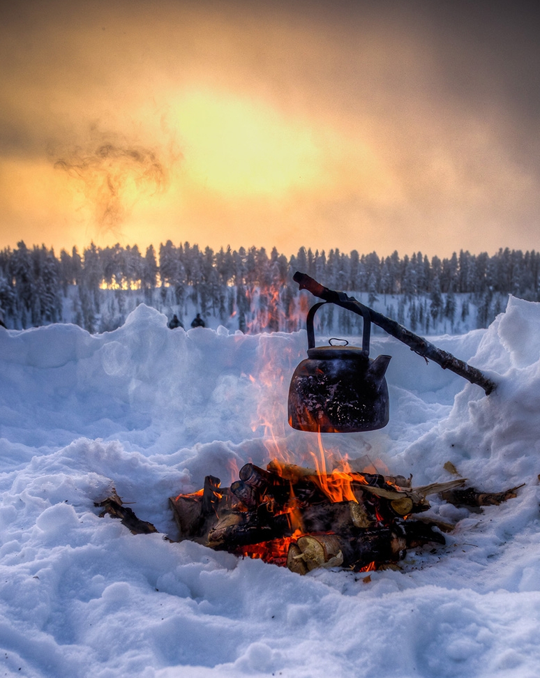 زيارة اقليم لابي في فنلندا في موسم الشتاء